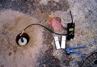 Altlastenerkundung: Bodenluftprobennahme