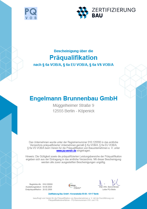 PQ-Bescheinigung 2025
